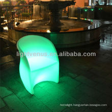 modern outdoor furniture plastic led sofa